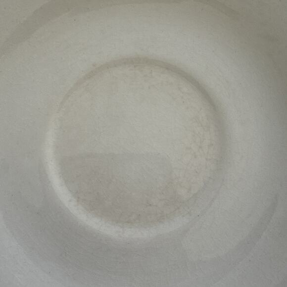 Vintage Wedgwood Queensware Lavender on Cream Shell Edge Set 4 Saucers READ 2243 - Picture 5 of 10